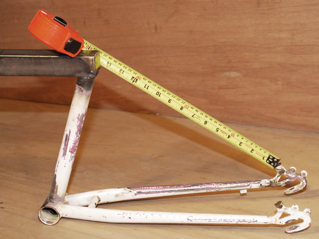 TradeWinds Recumbent Tandem - rear triangle